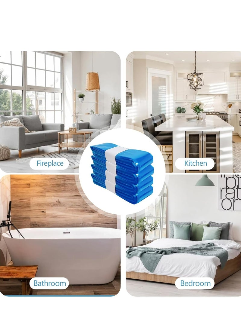 علبة إعادة تعبئة دلو الحفاضات 4 علب، كيس حفاضات يمكن التخلص منها، عبوة إعادة تعبئة لجميع دلاء الحفاضات. - Image 5